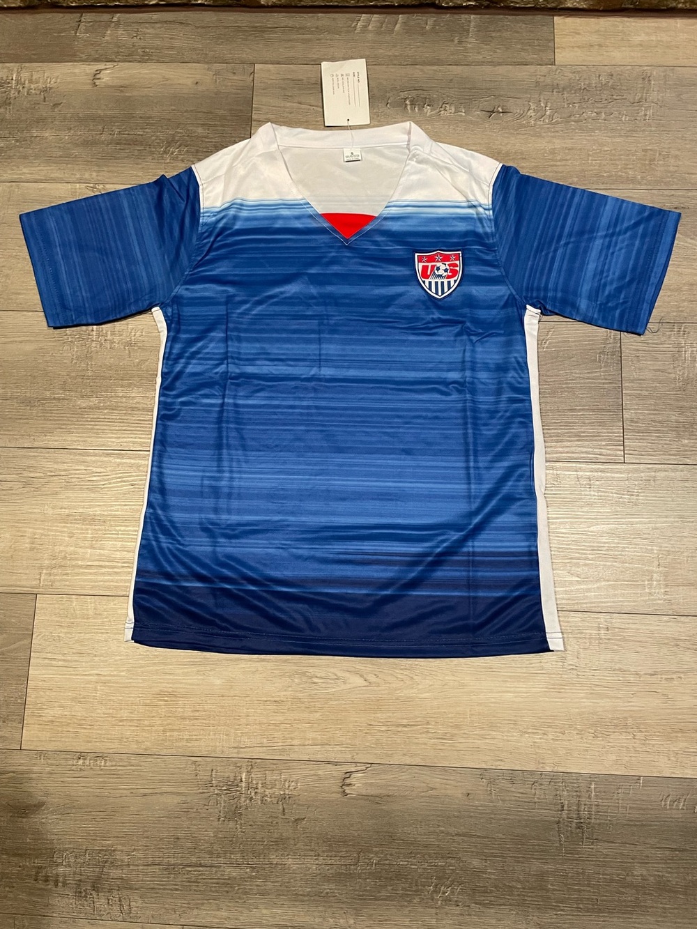 Vintage USA soccer futbol team jersey and FREE shorts clearance